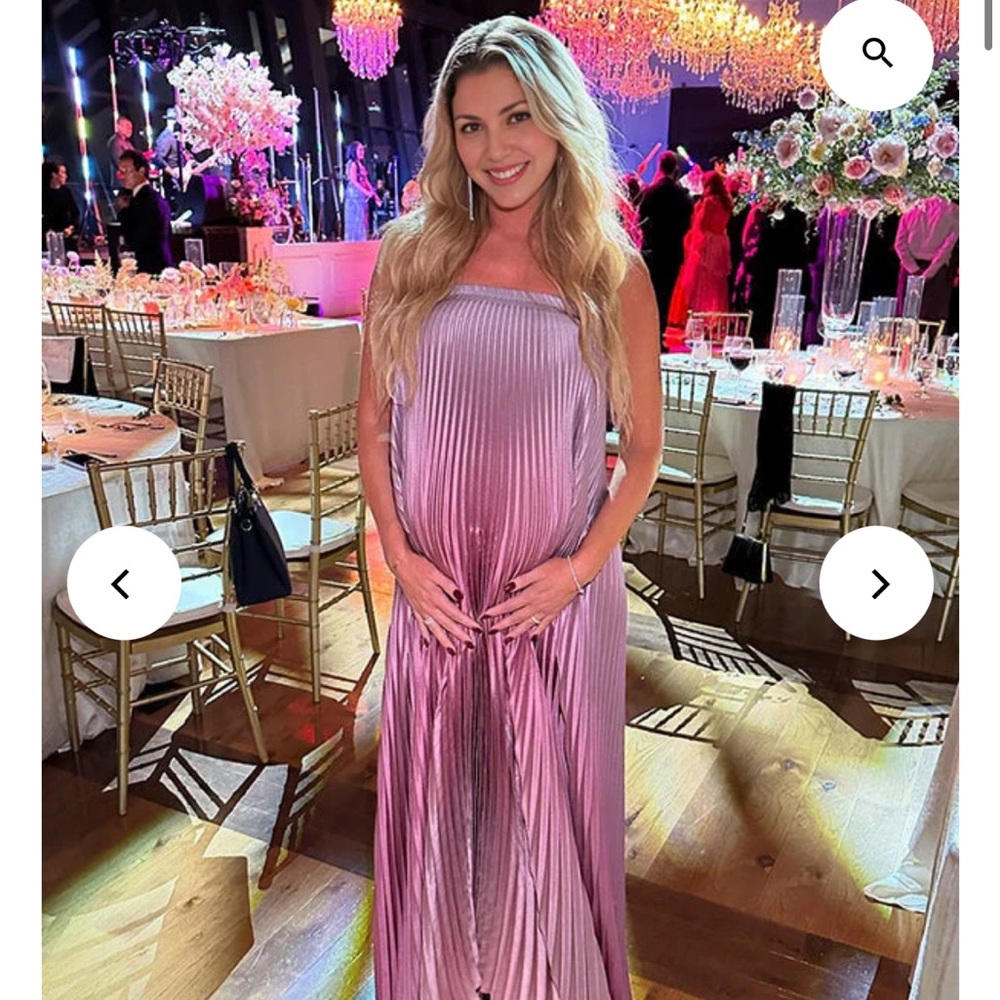 Elegant Pink Maxi Dress
